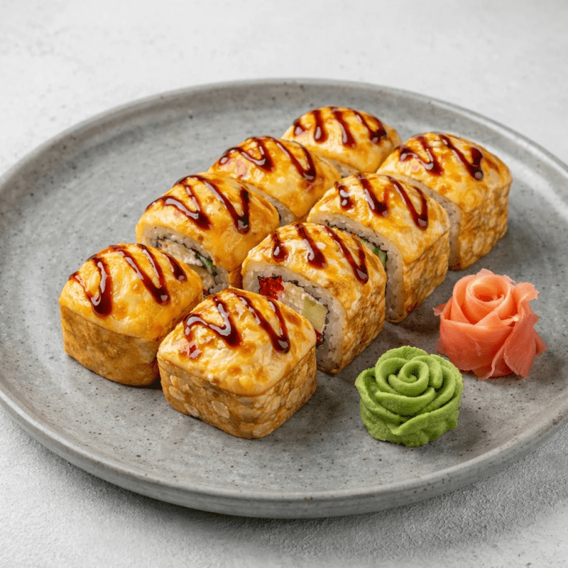 Ролл Тамаго Крабс 8к