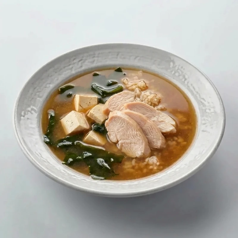 Мисо суп с курицей