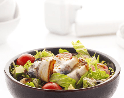 Салат Киото с угрем