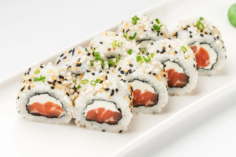 С лососем и сыром