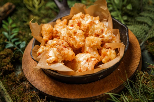 Куриный попкорн в темпуре