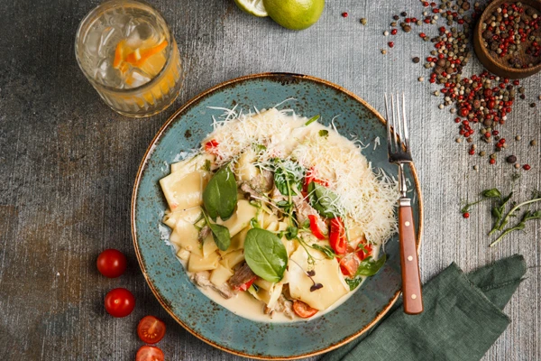 Паста с уткой