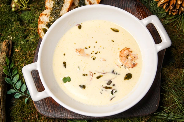 Чаудер с морепродуктами 