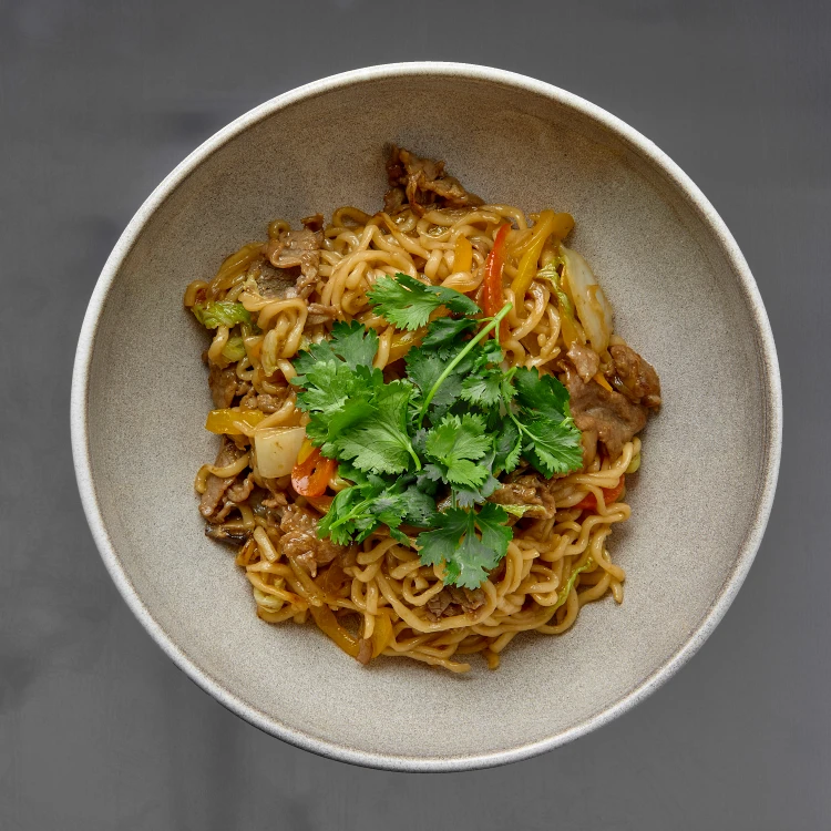 Лапша как в дошике, с говядиной