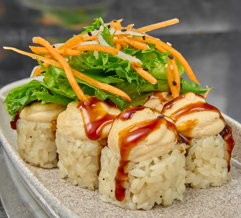 Запеченный с чикен шапкой