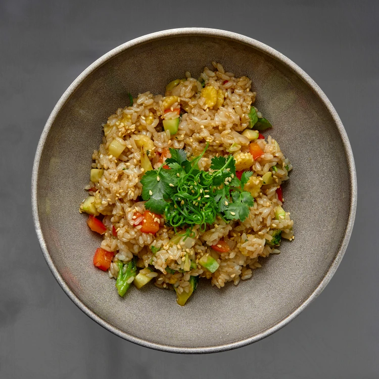 Тяхан с овощами