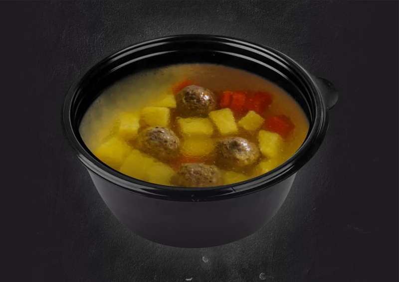 Суп с фрикадельками 250мл детское меню