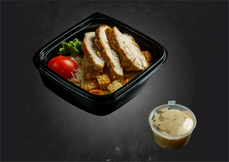 Салат Цезарь с курицей 140гр