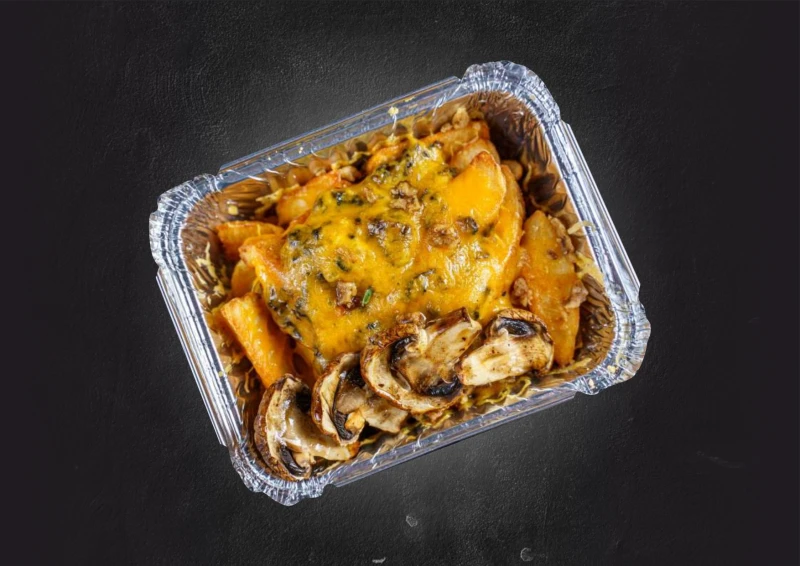 Картофель запеченный с грибами 210гр