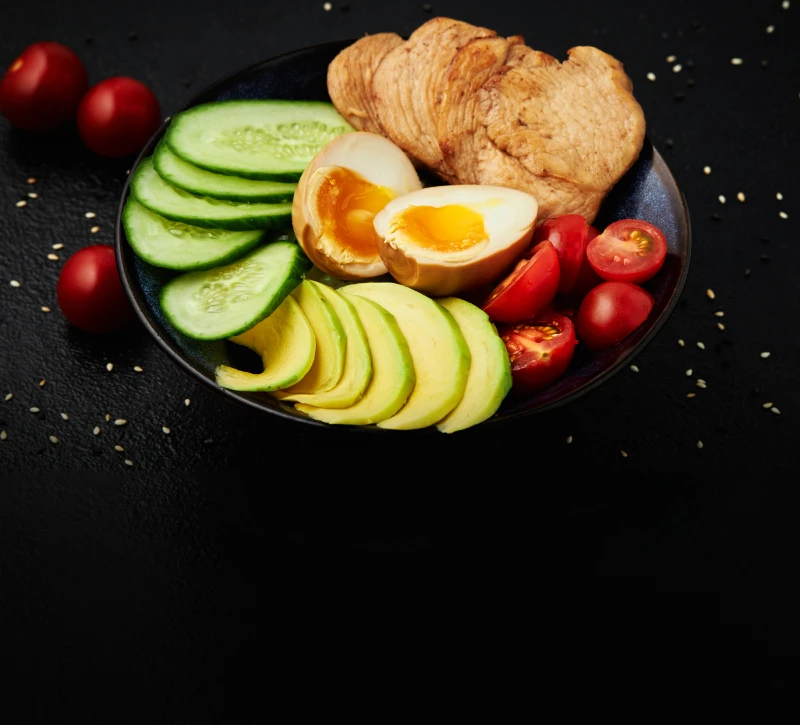 Поке с курицей