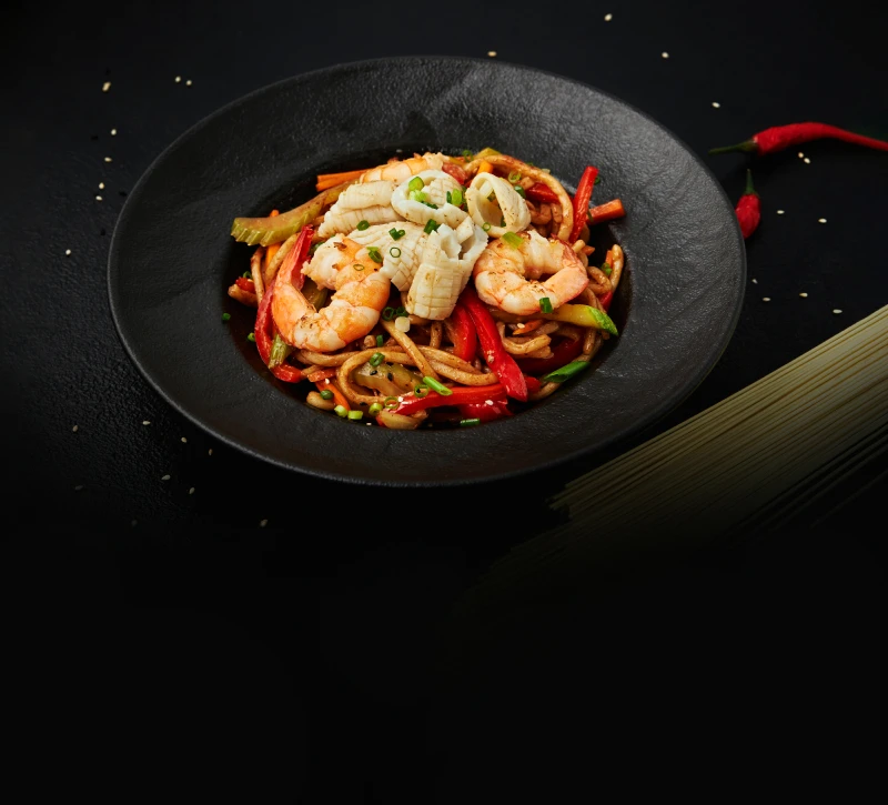 WOK с морепродуктами 