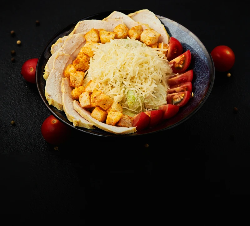 Цезарь с курицей