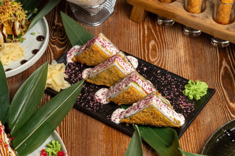 Сэндвич-ролл с креветкой