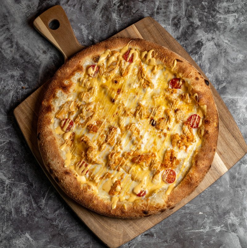 СЫРНЫЙ ЦЫПЛЁНОК ПИЦЦА