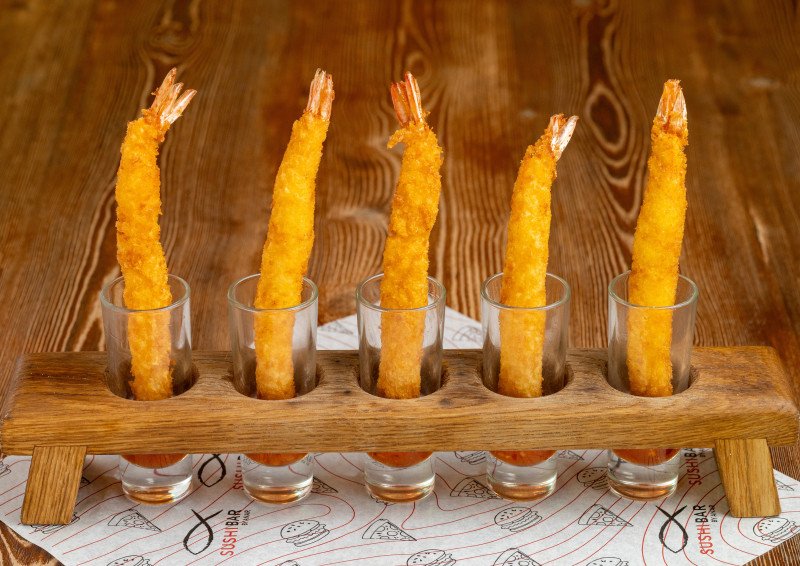 Креветки Темпура