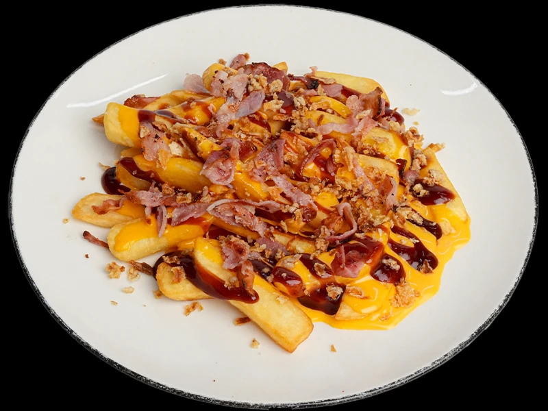 Cheese фри с беконом