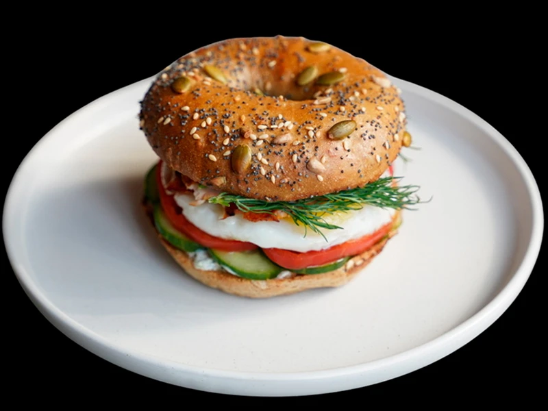 Бейгл с индейкой (по рецепту Ольги Абакумовой)