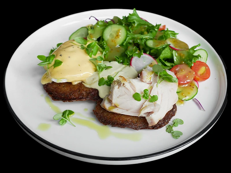 Драник с копченой курицей