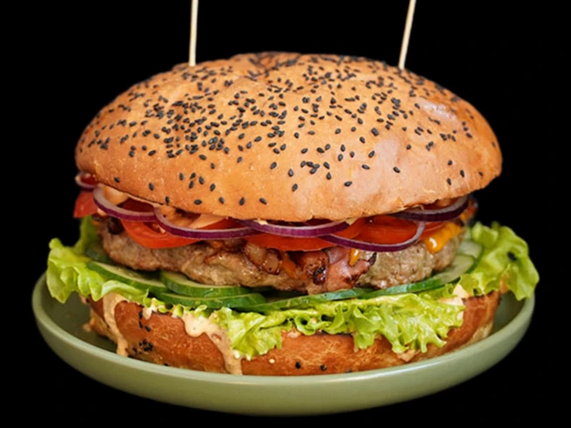 Бургер торт