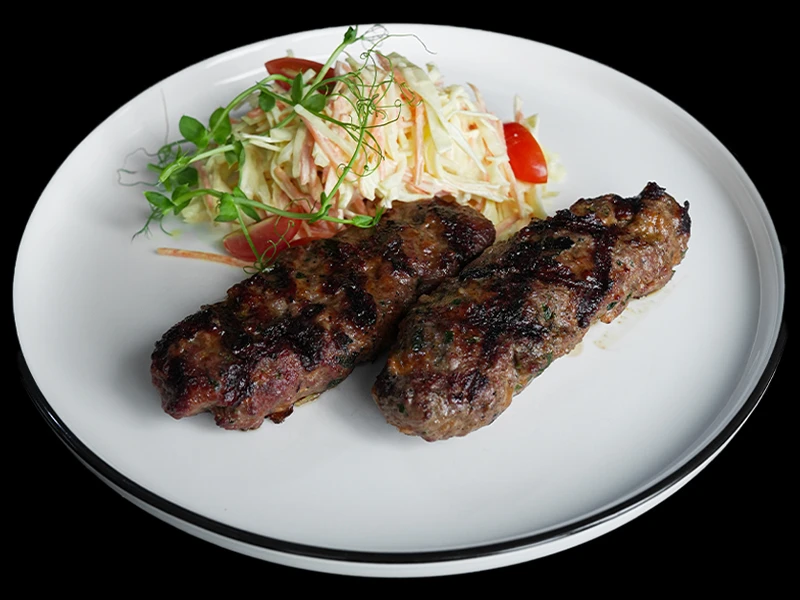 Кебаб из говядины с коул-слоу