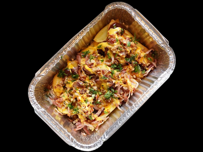 Cheese фри с беконом