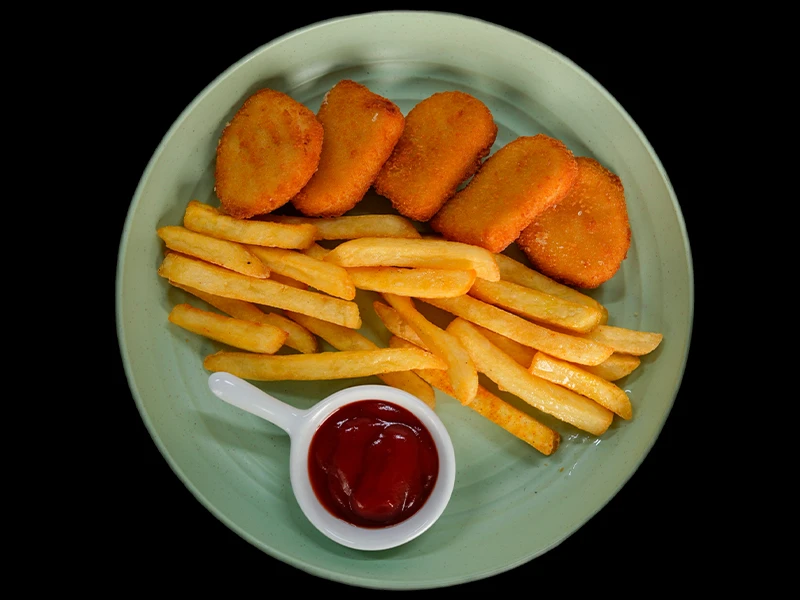 Наггетсы с картофелем фри