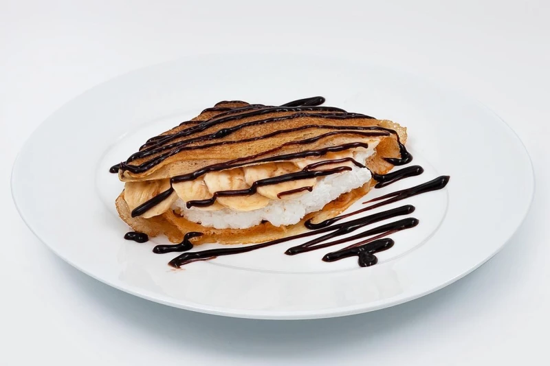 Блины с банановым муссом