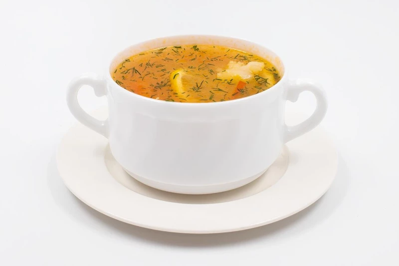 Уха с палтусом