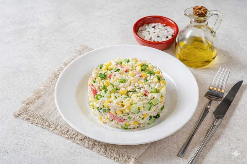 Крабовый салат 100г