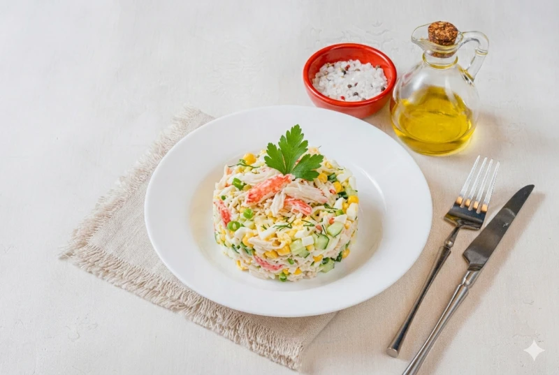 Крабовый салат 100г