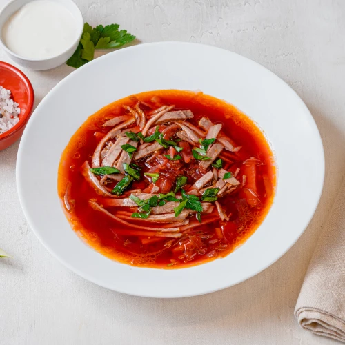 Борщ с говядиной 250