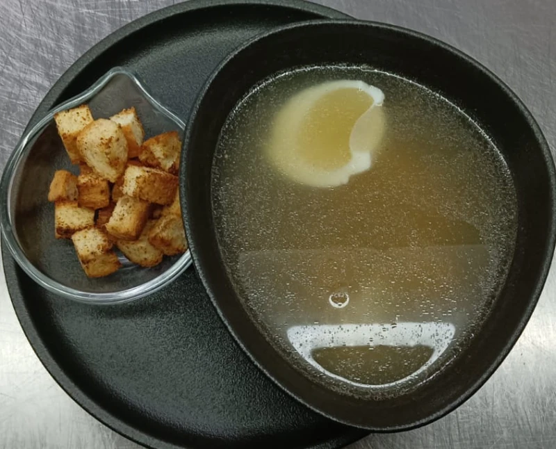 домашний суп с цыпленком 