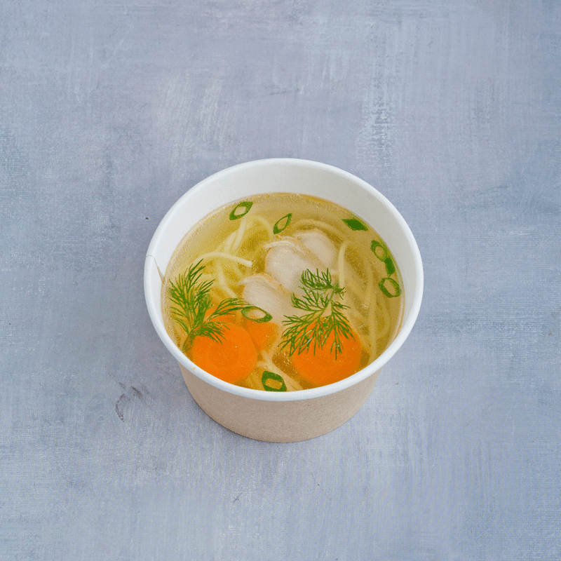 Куриный суп с домашней лапшой