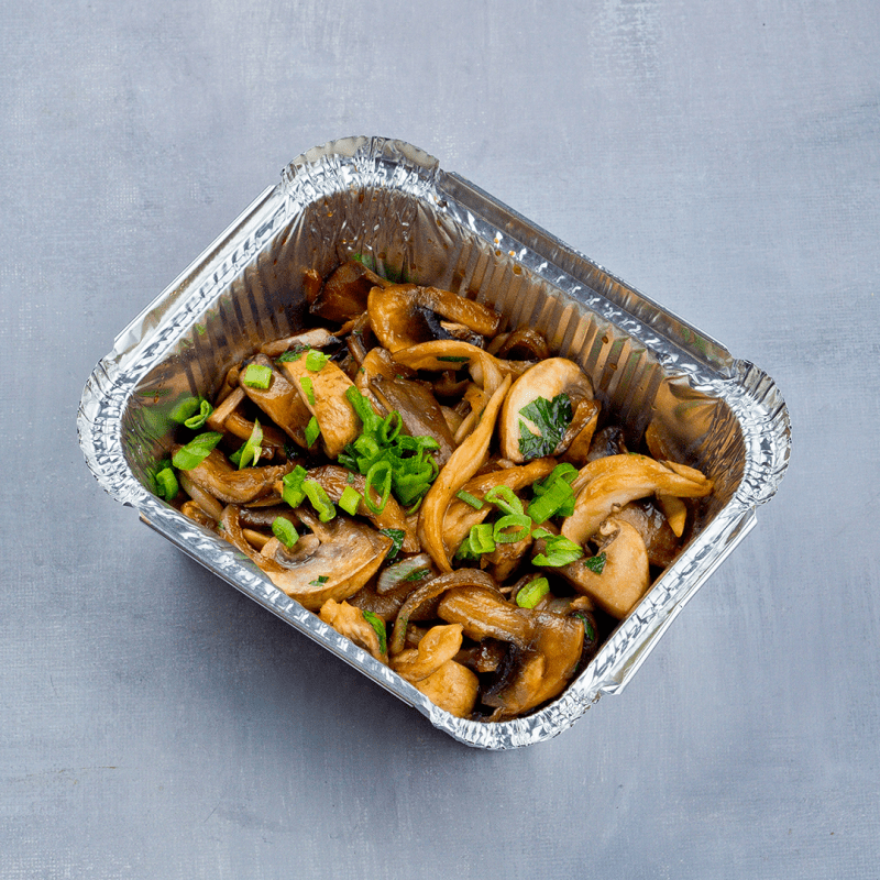 Жаренные грибы с луком 