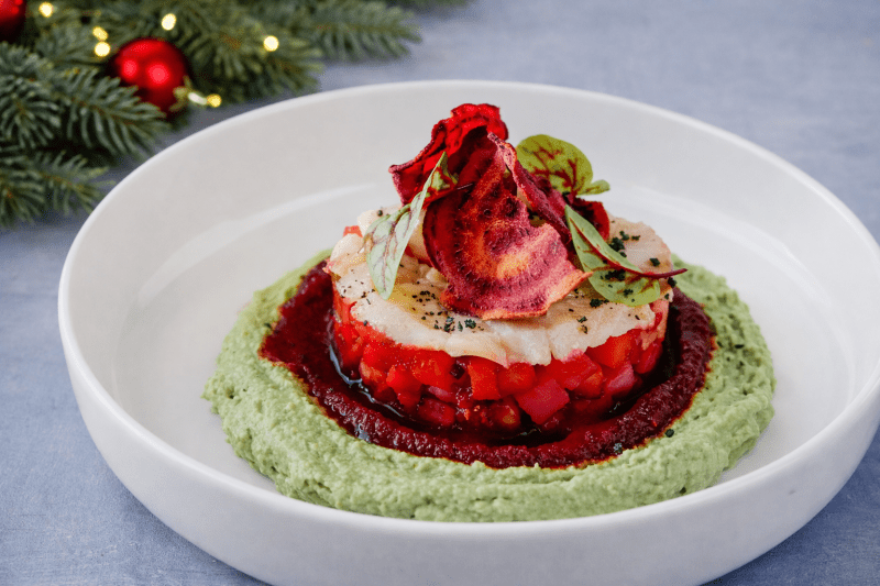 Винегрет по-норвежски с сельдью