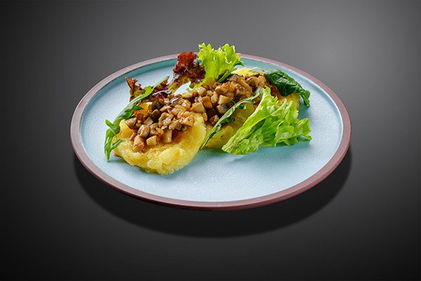 Картофельные котлеты с грибами