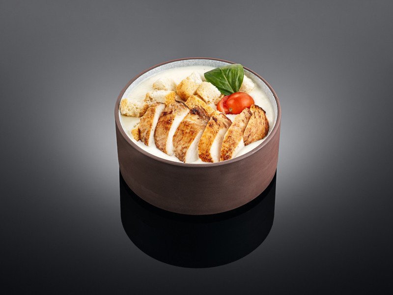 Крем-суп с курицей