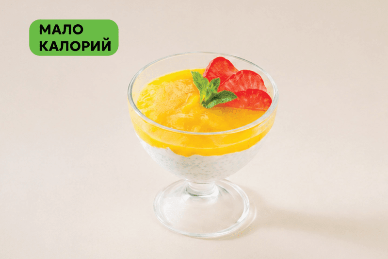 Йогурт с манго и чиа