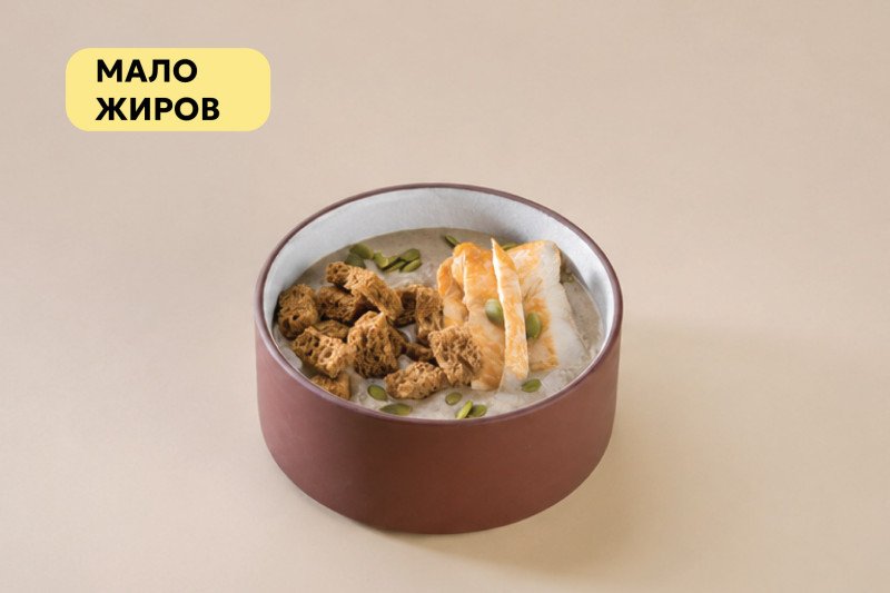 ПП Грибной крем-суп с цыпленком