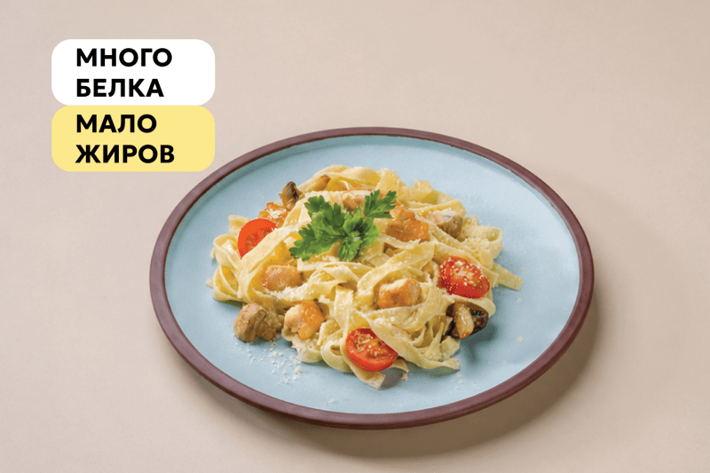 Цельнозерновая паста с цыпленком
