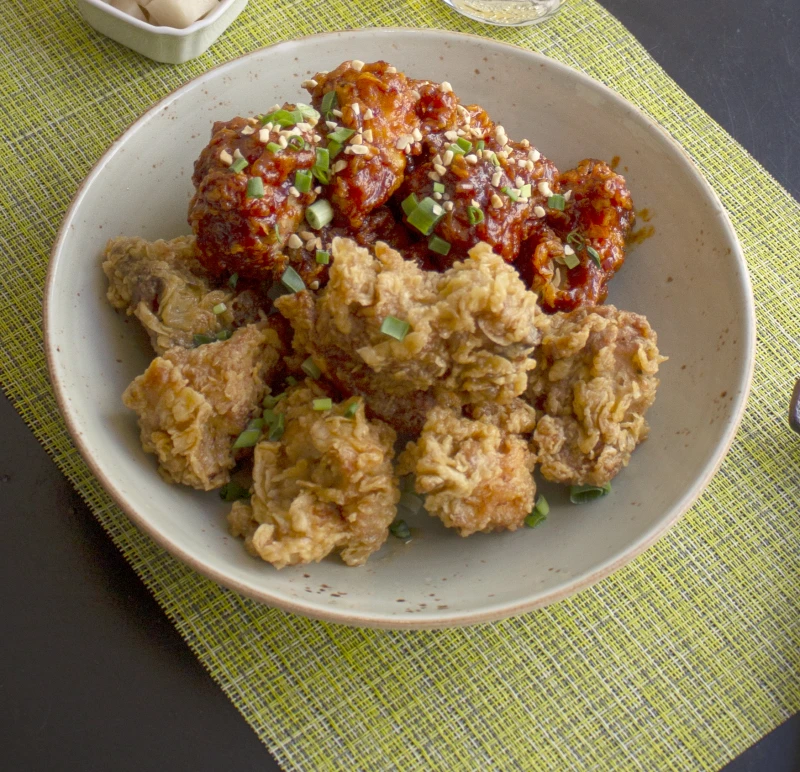 Чикен в соевом соусе.