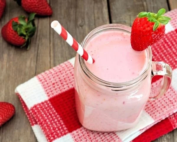 Клубничный шейк
