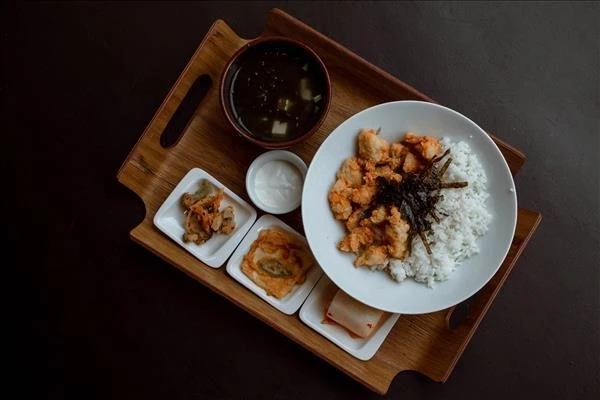 Чиккен топпаб ланч 