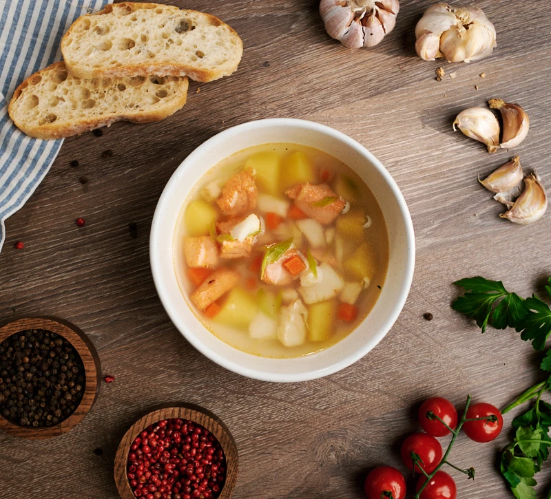 Бадриджани Уха рыбака