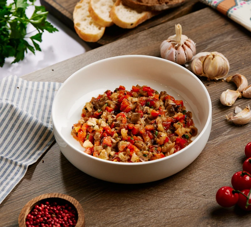 Бадриджани Мангал салат