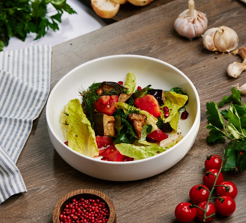 Бадриджани Салат с баклажанами