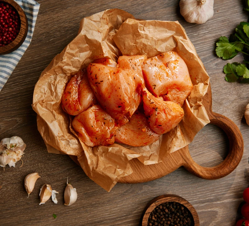 Бадриджани Маринованный шашлык из куриного филе500гр