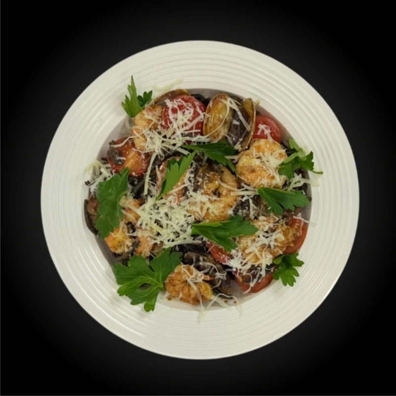 ВОК Неро с морепродуктами