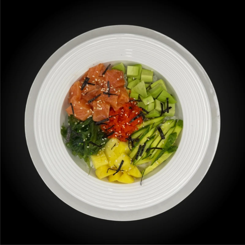 Поке с лососем