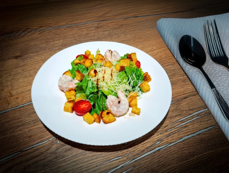 Цезарь с креветками